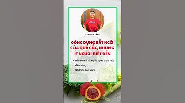 Công dụng bất ngờ của quả gấc, nhưng ít người biết đến | Lâm Ngọc Đảng #shorts