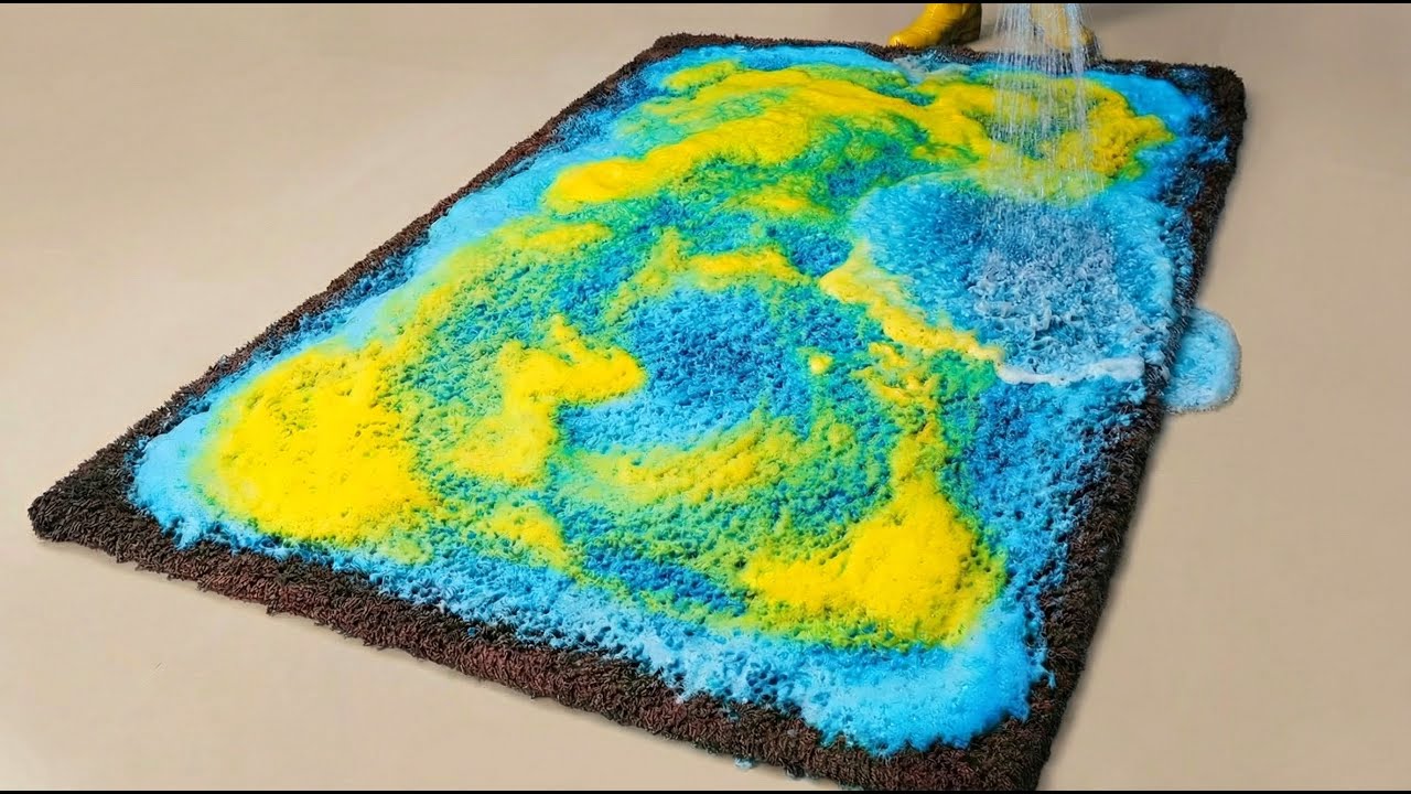 Removing Deep Black Sticky Stains – Most Satisfying Rug Cleaning for Ultimate Relaxation