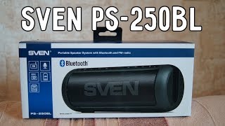 Обзор Sven PS-250BL. Портативная акустика которая может удивить