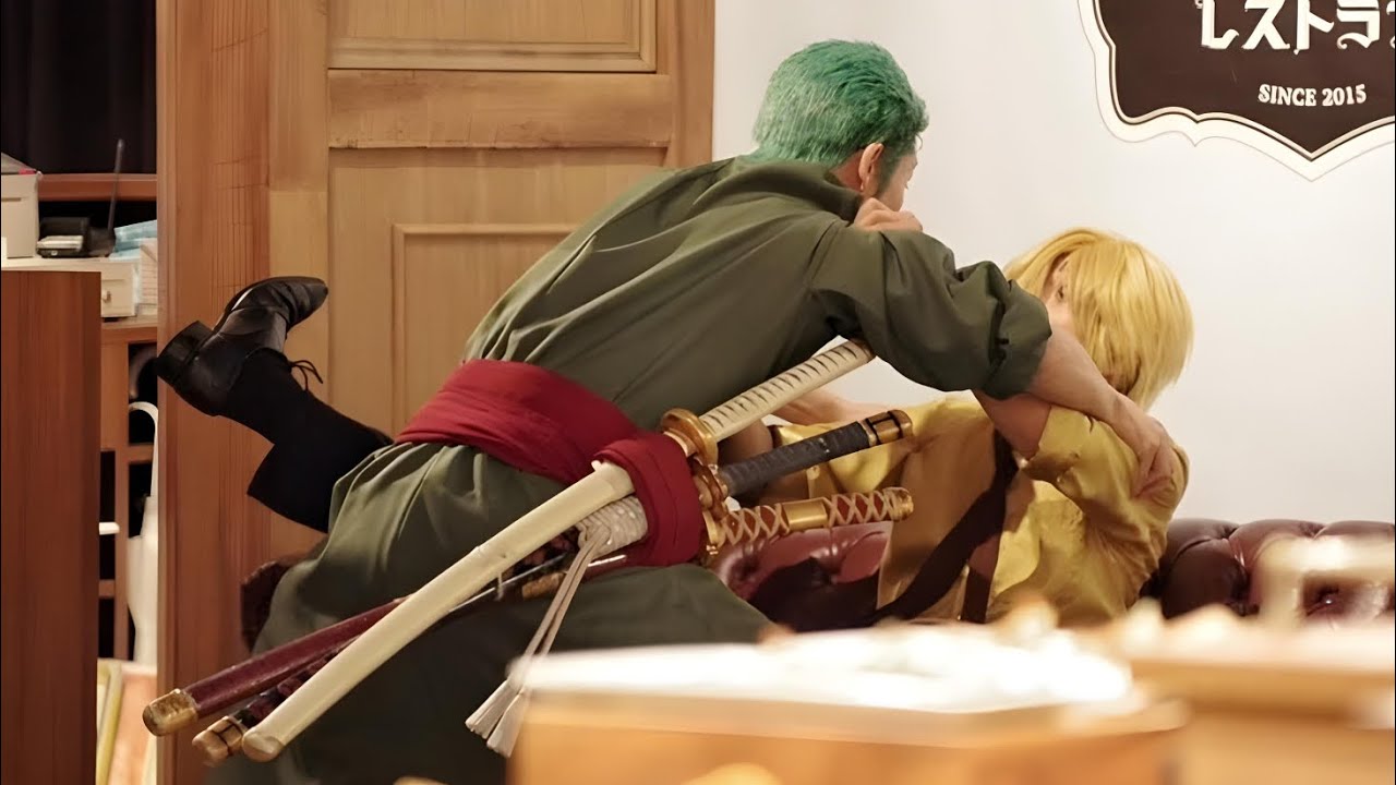 Compilation of Zoro and Sanji stage actors acting like an old married couple