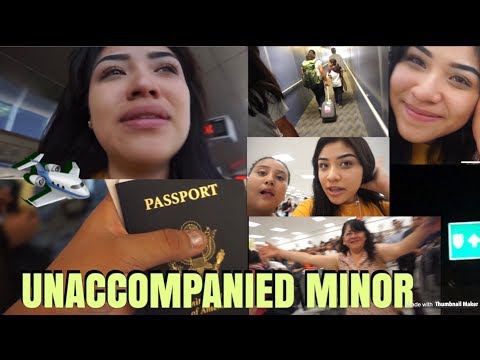 FIRST TIME FLYING ALONE !! (unaccompanied minor) + SNAPS OF ME IN MEXICO @THE END !!!