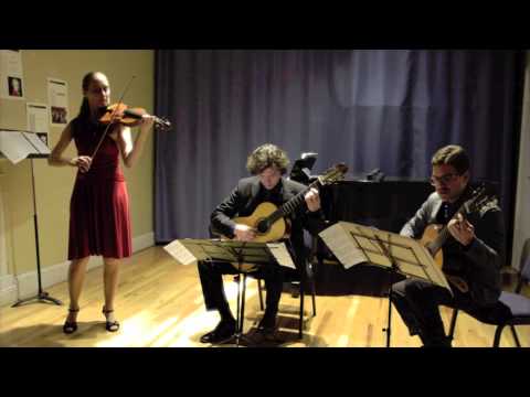 Claudia Schaer ~ Carmen Habañera ~ Violin and 2 Guitars (excerpt)