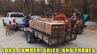 Logs, Lumber, Sales, and Trades