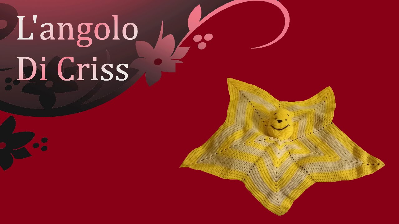 Copertina doudou all'uncinetto - crochet baby blanket - manta para bebè en crochet