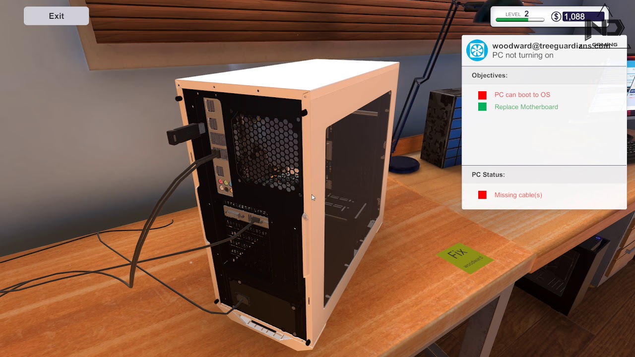 PC Building Simulator 2 Nâng cấp VGA GTX 980 để chơi game cho khách