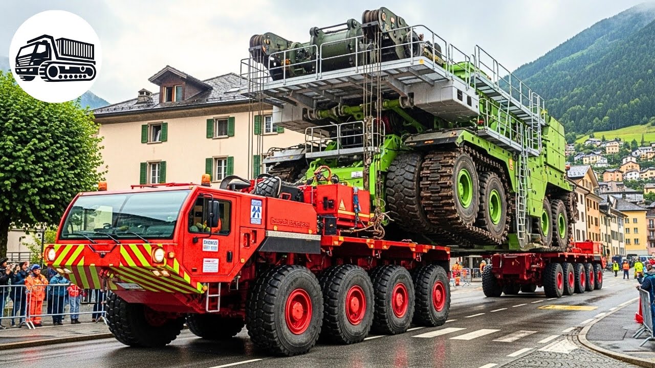 77 EXTREME SCHWERLAST LOGISTIK | der KAMPF gegen die ZEIT und ENORME GEWICHTE