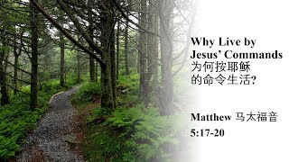 240421 Why Live by Jesus' Commands?