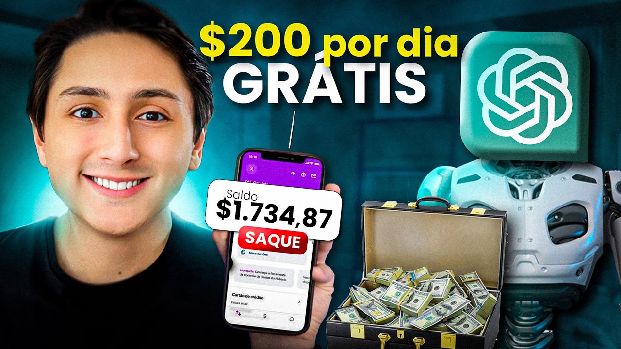 10 Formas (GRATUITAS) de Ganhar dinheiro com IA todos os dias! (Parte 2)
