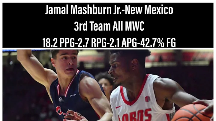 Jamal Mashburn Jr. Sophomore Season Highlights New...