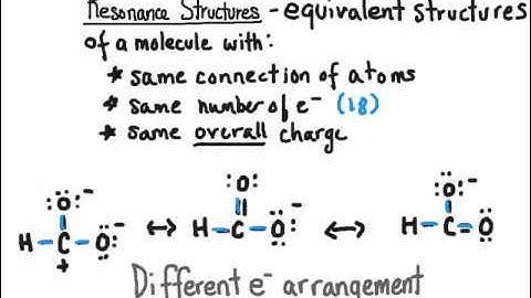 Drawing Resonance Structures