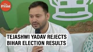 RJD leader Tejashwi Yadav alleges election fraud, says EC's results don't match people's mandate screenshot 3
