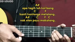 Tutorial Chord Mudah KALAH DIKALANGAN - MADE GUNAWAN | Versi Gampang