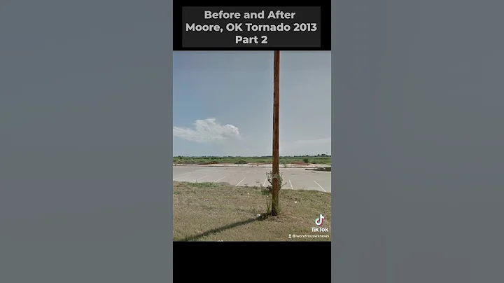 Before and After the Moore EF5 Tornado in 2013 😳
