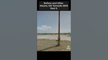 Before and After the Moore EF5 Tornado in 2013 😳