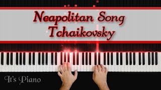 Neapolitan Song - Tchaikovsky | Неаполитанская песенка Op.39 | Piano Solo Synthesia Tutorial