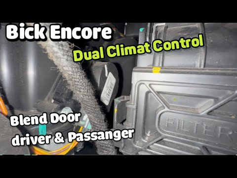 2015 Buick Encore driver and passenger side blend door actuator
