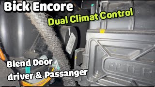 2015 Buick Encore driver and passenger side blend door actuator locations / No heat or AC 2016 Buick Enclave A C Blows Hot On Passenger Side Cold On Drivers