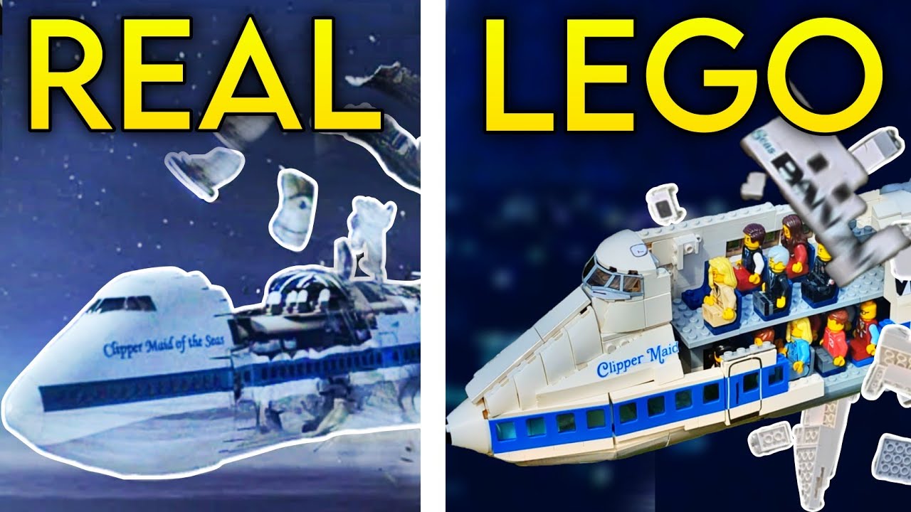 Plane Crash Animation VS Lego Recreation FULL MOVIE 3