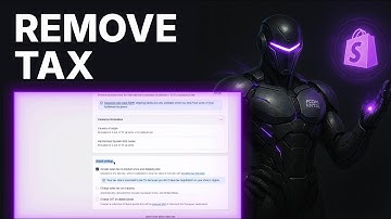 How to remove tax included on Shopify | Quick Guide 2026