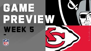 Las Vegas Raiders vs. Kansas City Chiefs | NFL Week 5 Game Preview