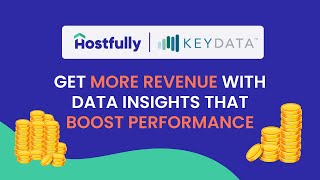 Hostfully Webinar: Get more revenue with data insights with @keydatadashboard