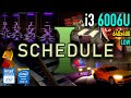 Schedule 1 - Intel HD 520 [i3 6006U + 8GB RAM]