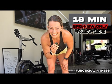 18 Minute FAT BURNING + LEG BUILDING at Home Functional Fitness Follow Along Workout