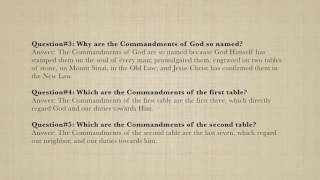 Catechism of Pope St. Pius X - Commandments: Introduction