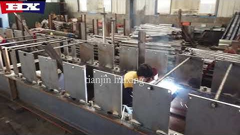 cold roll forming machine production processing video, galvanized sheet metal manufacturing machine