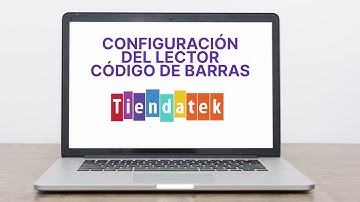 Configuración del lector código de barras