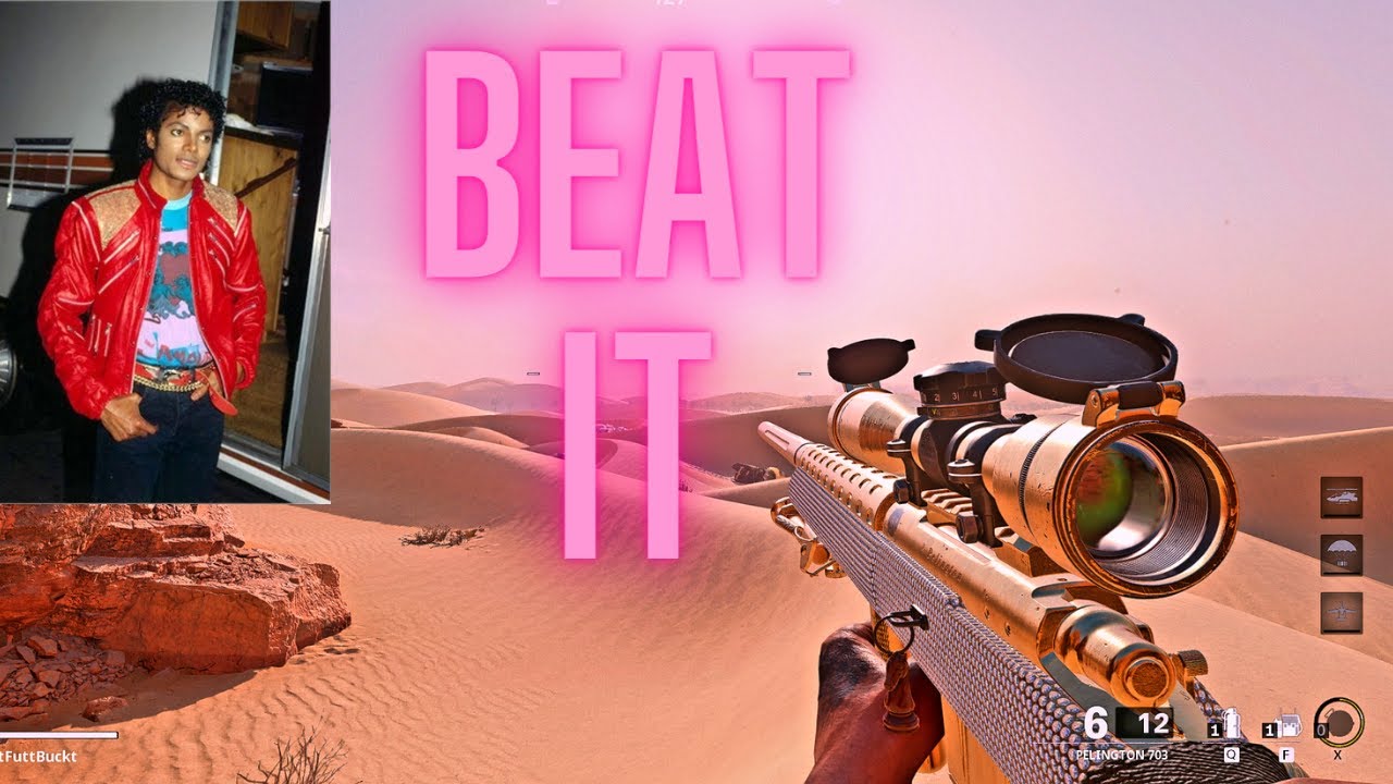 Beat It( Cold War Sniping Edit) Michael Jackson