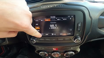 How to Manage Radio Presets in Jeep Renegade ( 2014 - now ) | Select Radio Presets