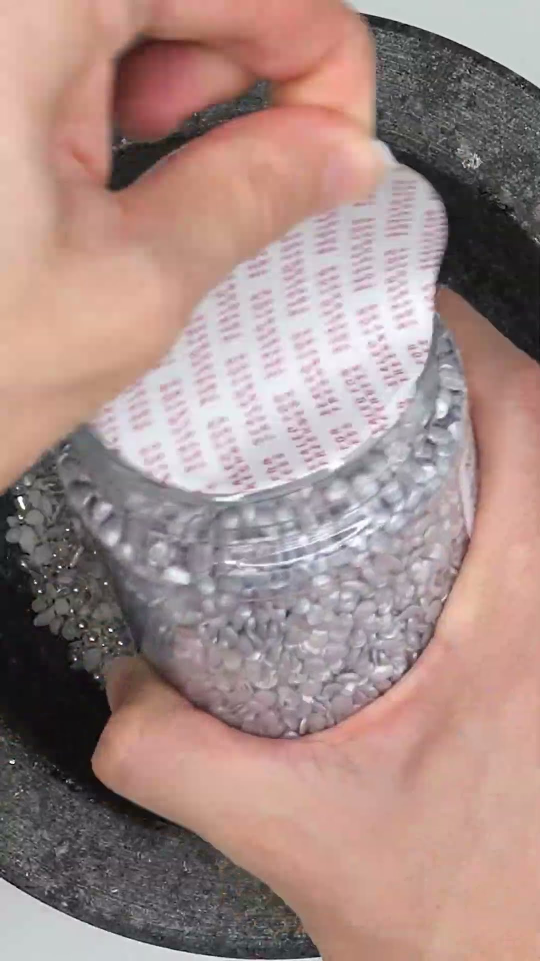 Silver Face Mask ASMR