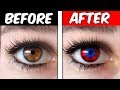 CHANGE YOUR EYE COLOR TRICK! (IT WORKS OMG)