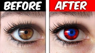 CHANGE YOUR EYE COLOR TRICK! (IT WORKS OMG) screenshot 4