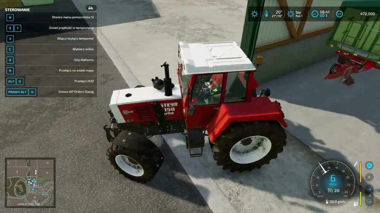 mój pierwszy film z kosilismy pół pola w następnym odcinku dokończymy.