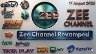 Zee Channels Revamped In Tata Play Airtel Dth Dish Tv Dd Free Dish Dth Zee Network 17 August 2026