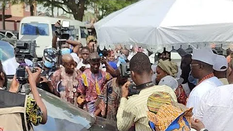 ARRIVAL OF ROYAL FATHERS AF IBA GANI ADAMS 51ST BIRTHDAY