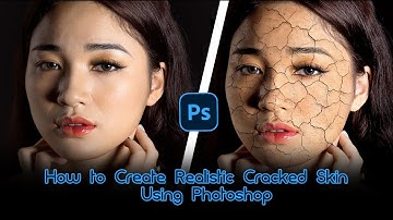How to Create Realistic Cracked Skin using Photoshop