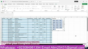 YO22_Excel_Ch06_Assessment_Video_Game_Sales | Excel_Ch06_Assessment_VideoGameSales