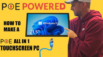 How to make your own POE Powered All In One Touch Screen PC