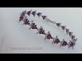 Üzüm Salkımı Zarif Bileklik modeli /Grape Cluster Elegant Bracelet model /tutorial video