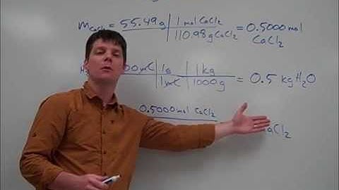 Molality Calculation - Mr Pauller