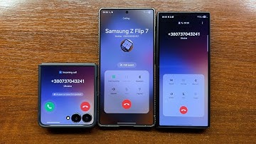Samsung Z Flip 7 vs Z Fold 7 Outgoing Call Who