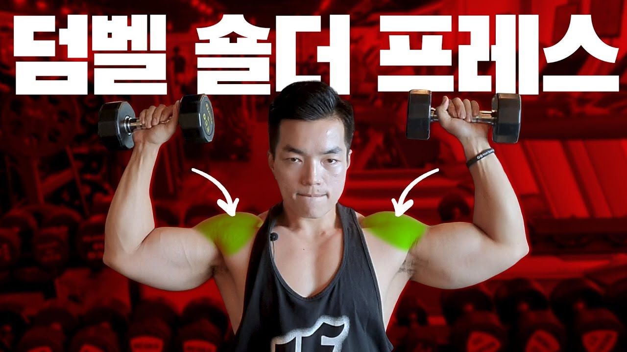 넓은어깨 필수운동 덤벨 숄더프레스 하는법 자세히 정리! 어깨 부위별 타겟법