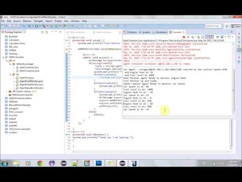 CarMonitoring MultiAgentSystem using JADE