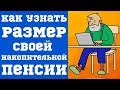 Как Узнать Размер Своей Накопительной Пенсии