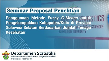 Penggunaan Metode Fuzzy C-Means untuk Pengelompokkan Kab/Kota di Provinsi Sulsel