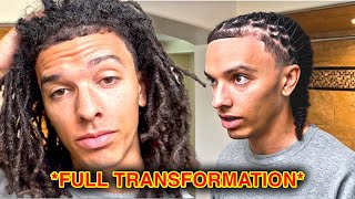 White Guy in a Black Salon *Dreadlock TRANSFORMATION*