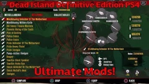 Dead Island Definitive Edition: Modded Weapons & Character (2022)